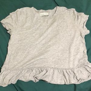 Abercrombie and fitch peplum top